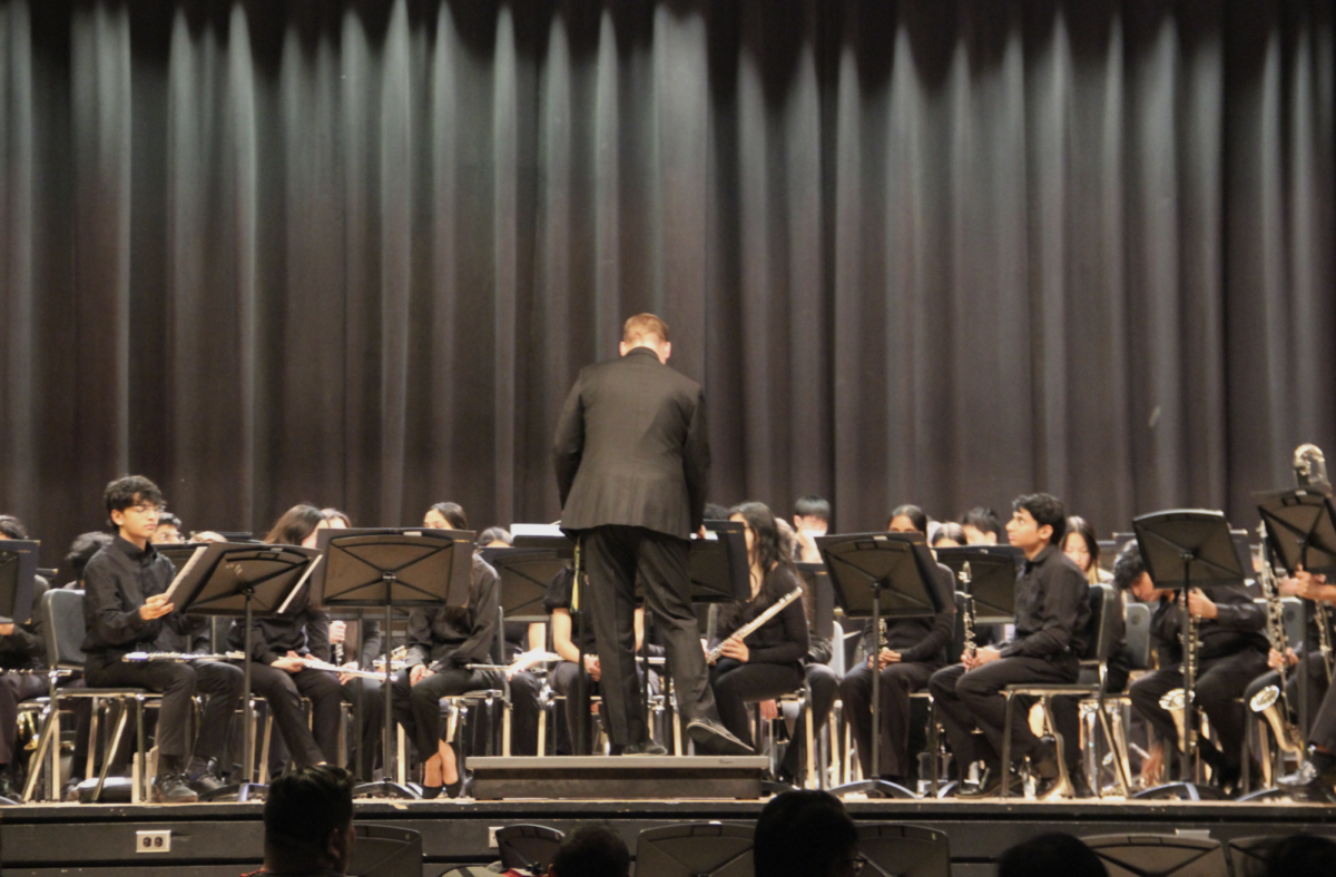 Mr. Zazzali conducting the Symphonic Band.